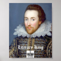 Vintage Style William Shakespeare Poster