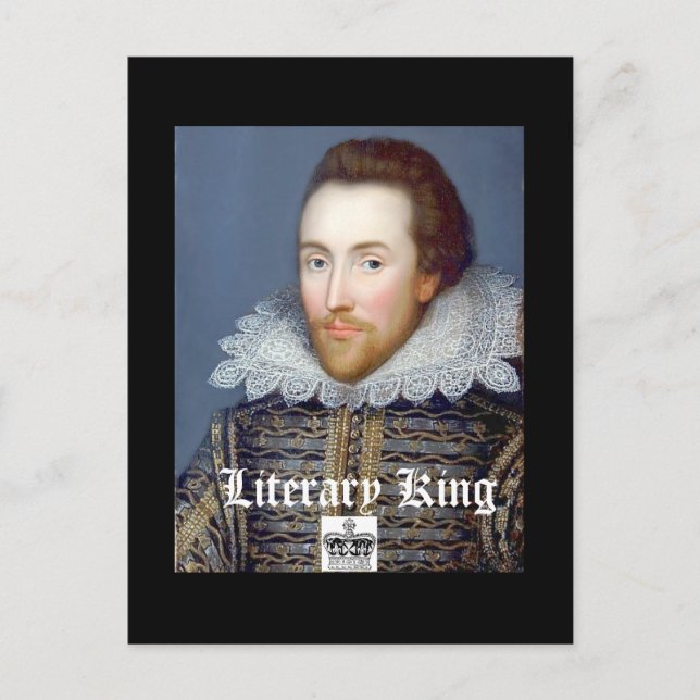 Vintage Style William Shakespeare Theme Postcard (Front)