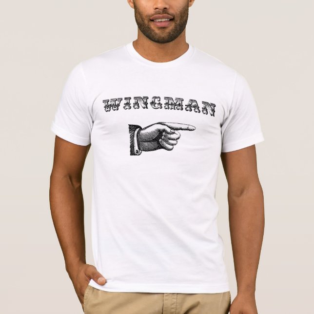 Vintage Style Wingman Tshirt (Front)