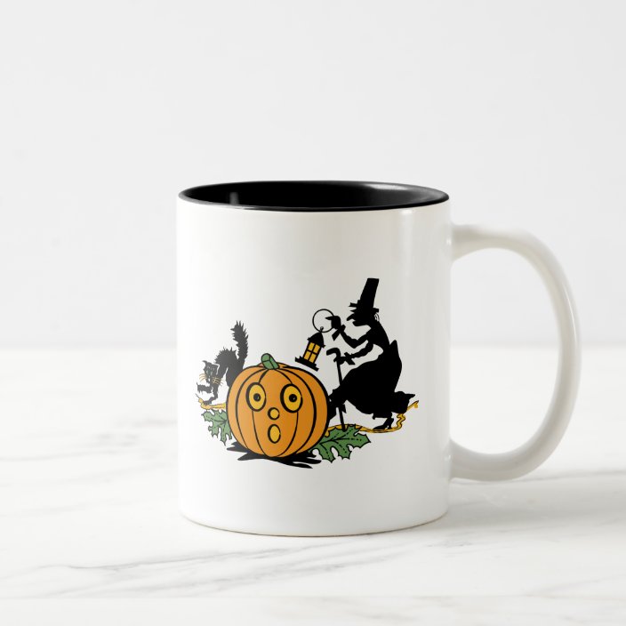 Vintage Style Witch Halloween Mug | Zazzle.com