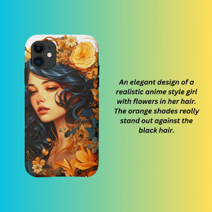 Vintage style woman portrait iPhone 11 case