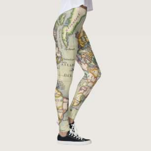 Globe print shop leggings