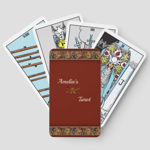 Vintage Styled Personalized Tarot Cards