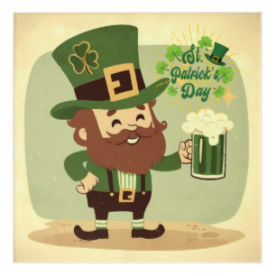 Vintage styled Saint Patrick's day Acrylic Print