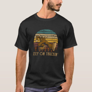 Vintage Styles 70s Music Retro Cars Truck Keep On  T-Shirt