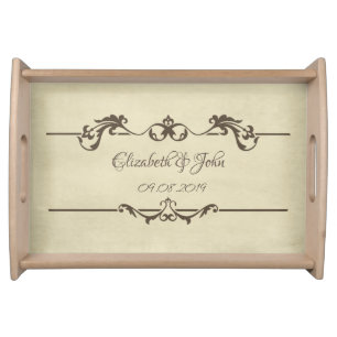 Vintage Stylish Retro Serving Tray