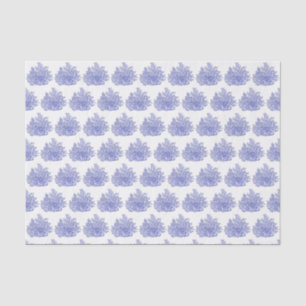 Vintage Stylized Blue Sea Coral #2 Tissue Paper