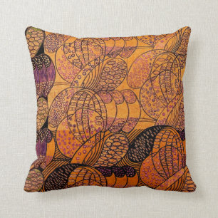 Vintage Stylized Daisies – Pillow