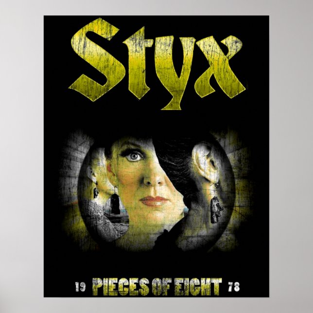 Vintage STYX Band 1978 Music Setup Official Poster (Front)