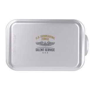 Vintage Submarine Force Silent Service Vector Desi Cake Pan