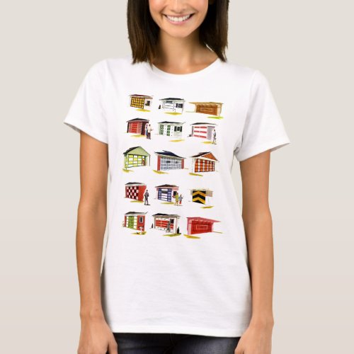Vintage Suburbs 1960s Garages Now Available T_Shirt