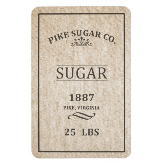 Vintage Sugar Sack Magnet