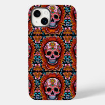 Vintage Sugar Skull Retro Day of the Dead