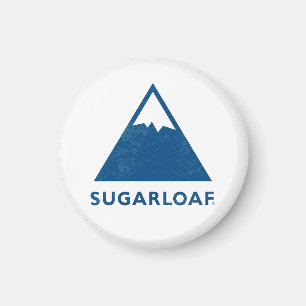 Vintage Sugarloaf maine Ski Resort new england Magnet