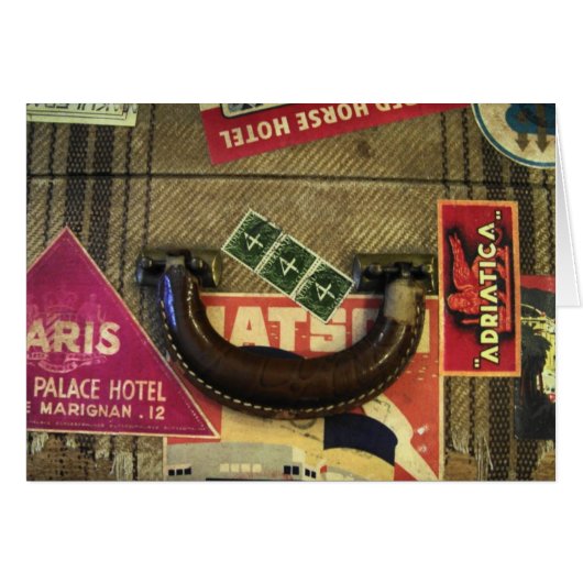 Vintage Suitcase Cards (Front Horizontal)