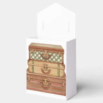 Vintage Suitcases Shabby Chic Favor Boxes by KraftyKays at Zazzle