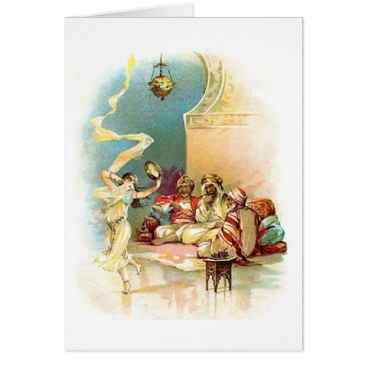 Vintage - Sultan & Harem Dancer, Cards (Front)