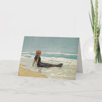 Vintage Summer Greeting Card From The Beach by cardland at Zazzle