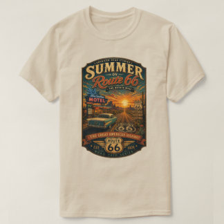 Vintage Summer on Route 66 T-Shirt