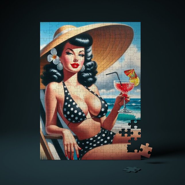 Vintage Summer Pin Up Jigsaw Puzzle (Creator Uploaded)