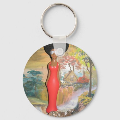 vintage summer Redpng Keychain