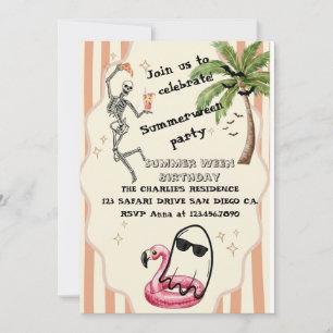 Vintage Summerween Invitation