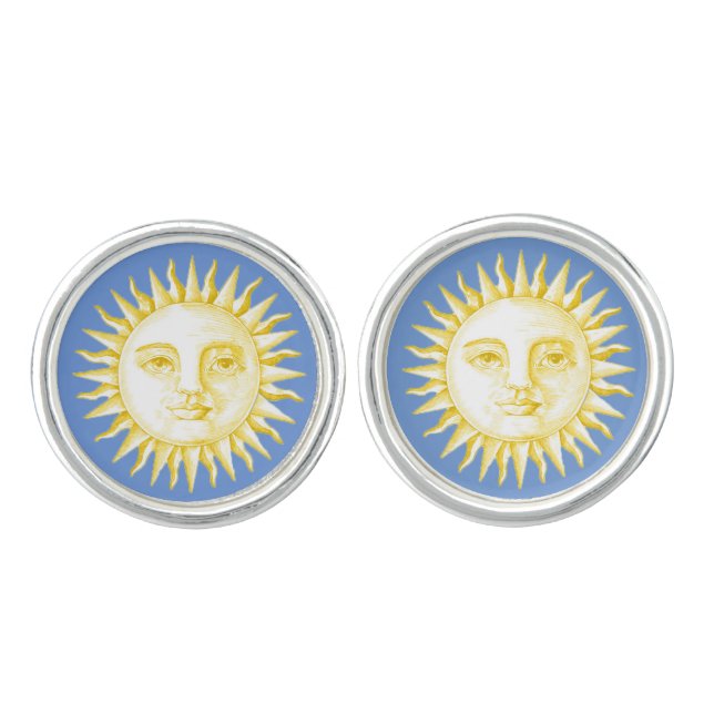 Vintage Sun Cufflinks (Front)