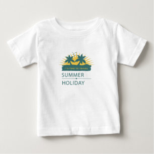 Vintage Sun-Drenched Retro 70s Summer Laptop Skin Baby T-Shirt