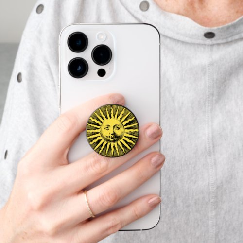 Vintage Sun Face PopSocket