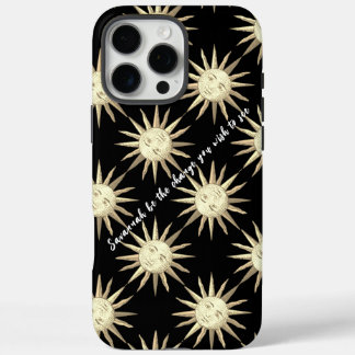 Vintage Sun Pattern Iphone Case