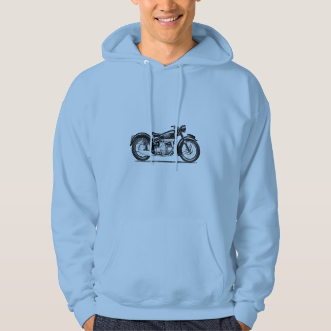 Vintage Sunbeam Motorcycle Hoodie (Front)