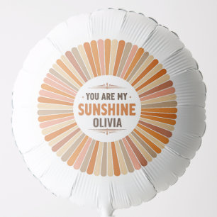 Vintage Sunburst "You are My Sunshine" Balloon