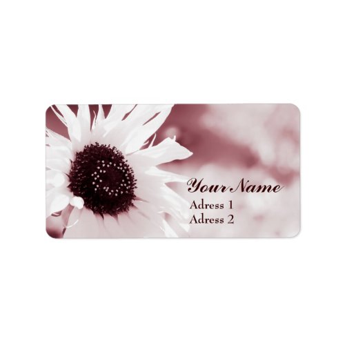 Vintage Sunflower _ Address Label