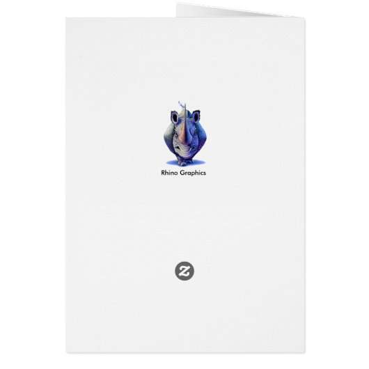 Vintage Sunflower - Blank Card (Back)