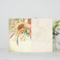 Vintage Sunflower & Blush Peony Junk Journal Page | Zazzle