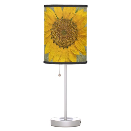 Vintage Sunflower Lamp (Right)