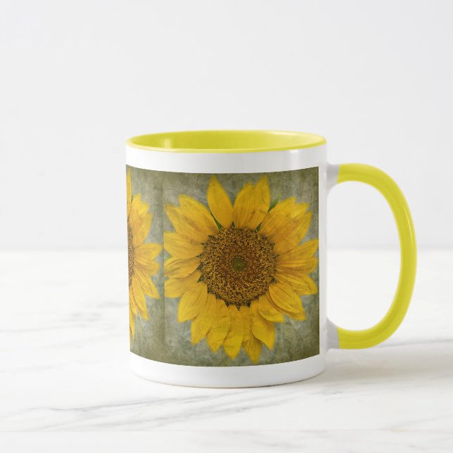 Vintage Sunflower Mug (Right)