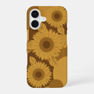 Vintage Sunflower Trio iPhone 16 Case