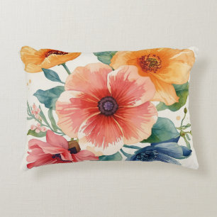 Vintage Sunflowers Accent Pillow