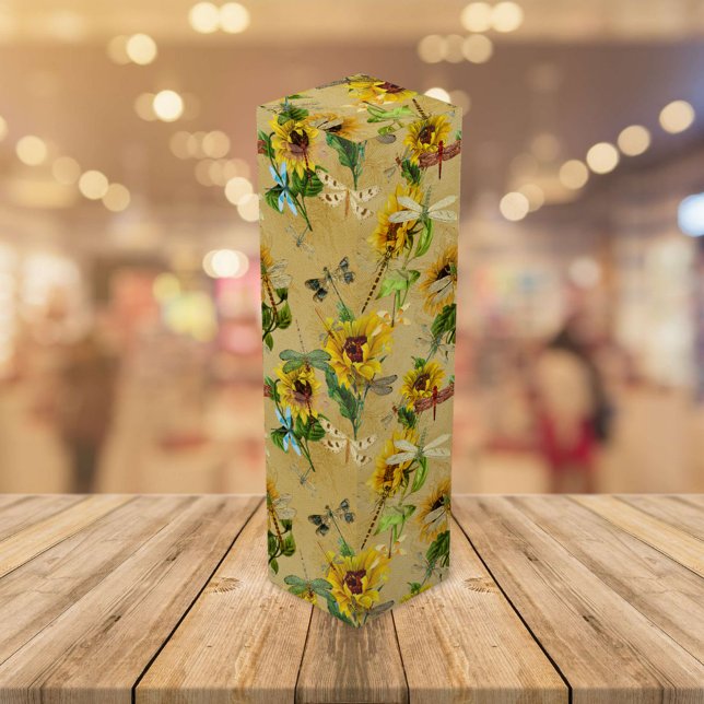 Vintage Sunflowers and Dragonflies Gift Box (Creator Uploaded)