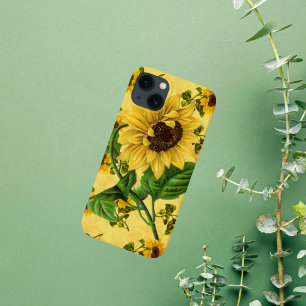 Vintage Sunflowers iPhone 13 Case
