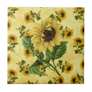 Sunflower Ceramic Tiles | Zazzle