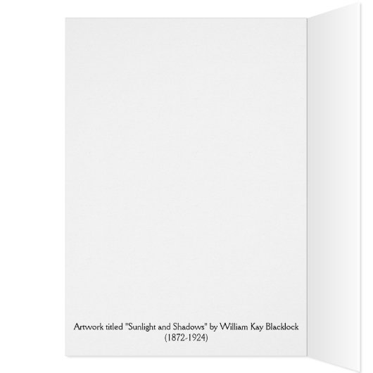 Vintage - Sunlight and Shadows, (Inside (Left))