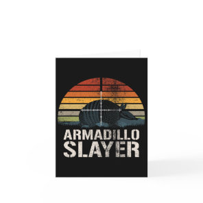 Vintage Sunset Armadillo Slayer Armadillo Hunter G Card