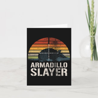 Vintage Sunset Armadillo Slayer Armadillo Hunter G Card