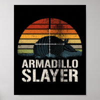 Vintage Sunset Armadillo Slayer Armadillo Hunter G