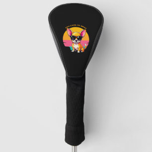 Vintage Sunset Chihuahua Golf Head Cover