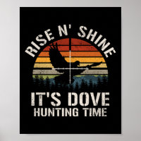 Vintage Sunset Dove Hunting Season