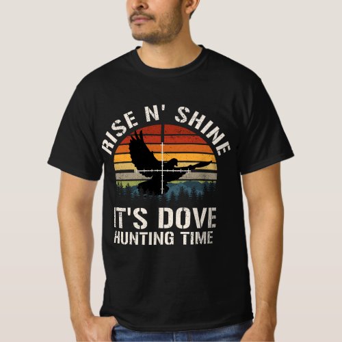 Vintage Sunset Dove Hunting Season T_Shirt