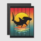 Vintage Sunset Hammerhead Shark  (Front/Back)